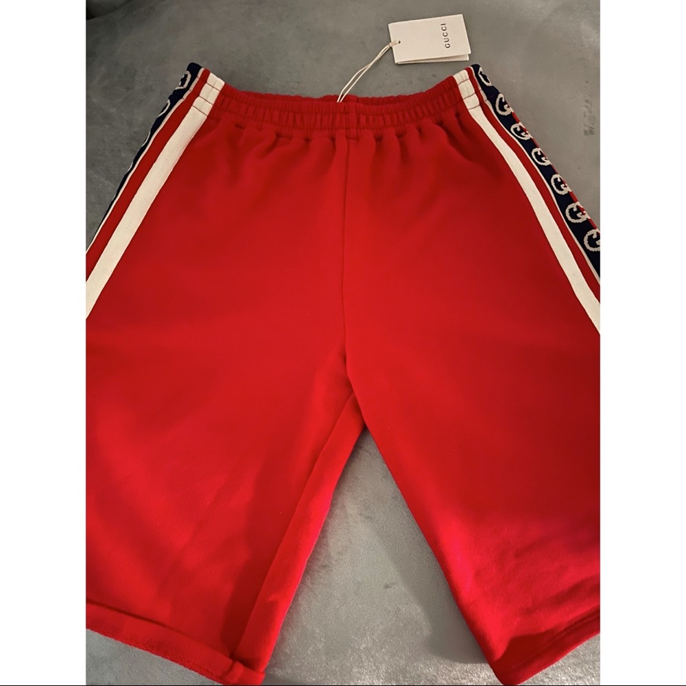 100% Authentic New Boys Gucci Jersey Shorts.